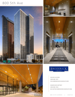 to view the Leasing Brochure - 800 Fifth Avenue`s Tenant® Portal