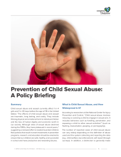 Briefing paper - Committee for Children
