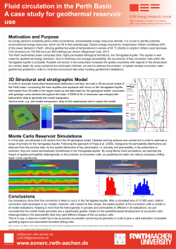 Fluid circulation in the Perth Basin - RWTH