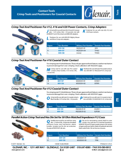 809-137 Datasheet - Mouser Electronics