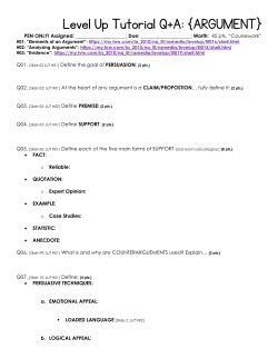 Level Up Tutorial wksht [Argument].