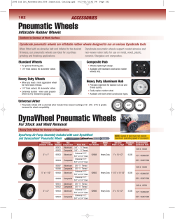 Inflatable Rubber Wheels