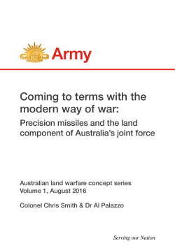 Coming to terms with the modern way of war: