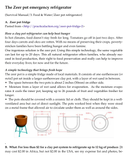 The Zeer pot emergency refrigerator | 4dtraveler