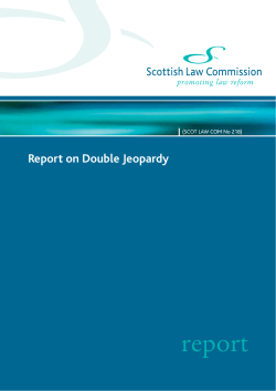 Report on double jeopardy