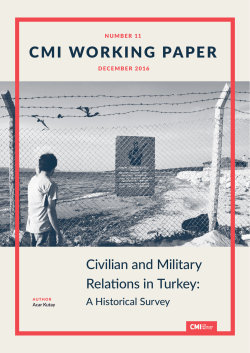 Civilian and Military Relations in Turkey