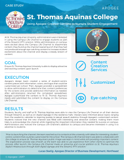 St. Thomas Aquinas College