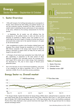 Energy - Nova Investment Club