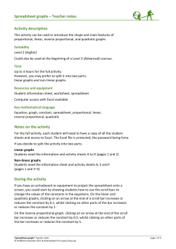 Teacher notes pdf - Nuffield Foundation