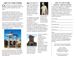 art in the park - Village of Orland Park