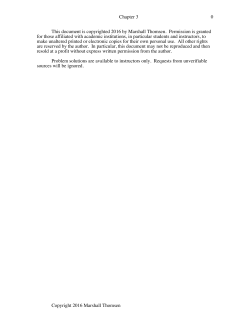 Chapter 3: Temperature-