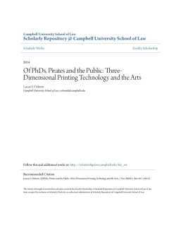 Of PhDs, Pirates and the Public: Three