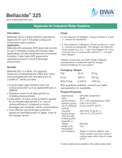 Bellacide 325 - BWA Water Additives