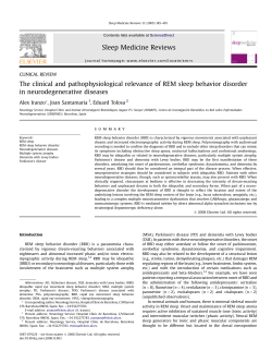 The clinical and pathophysiological relevance of REM sleep