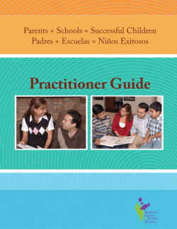 Practitioner Guide - National Center for Families Learning