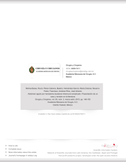 Redalyc.Abdomen agudo por hematoma duodenal intramural