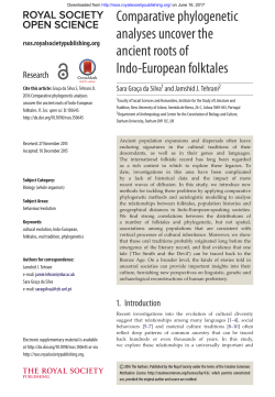 Comparative phylogenetic analyses uncover the ancient roots of