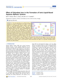 Effect of Polyvalent Ions in the Formation of Ionic