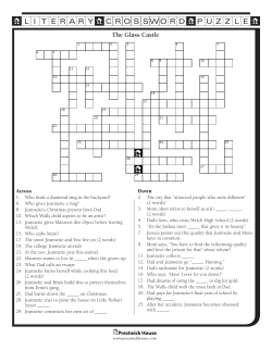 The Glass Castle Crossword Puzzle