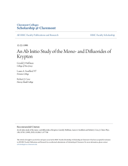 An Ab Initio Study of the Mono