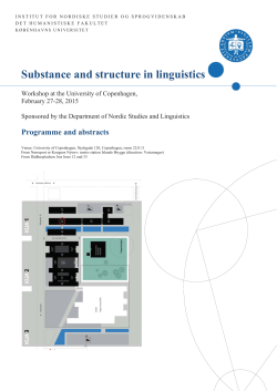 Substance and structure in linguistics
