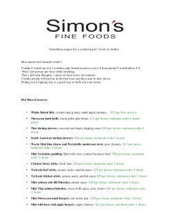 Something unique for a cocktail party? Look no further. How much