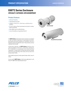 EHX*E Series Enclosure - Surveillance