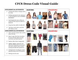 CFCS Dress Code Visual Guide