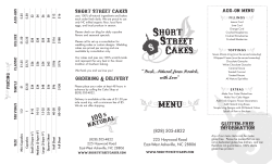 100 natural - Short Street Cakes