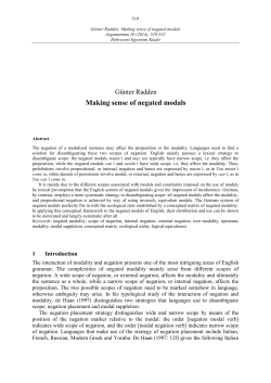 Making sense of negated modals