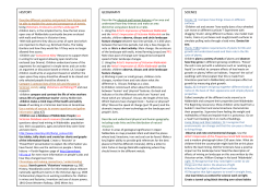 Topic Web - Upper Nidderdale Landscape Partnership