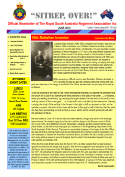 June-Newsletter-f.. - Royal South Australia Regiment Association Inc