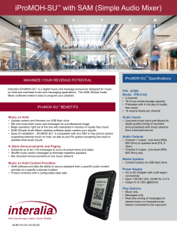 iProMOH-SUTM with SAM (Simple Audio Mixer)