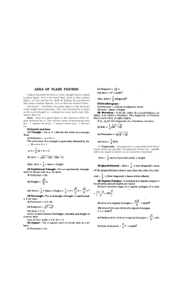 area of plane figures
