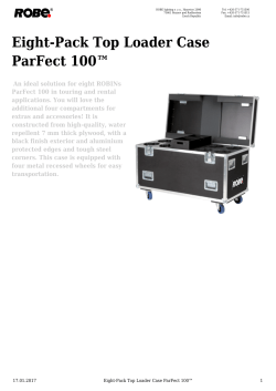 Eight-Pack Top Loader Case ParFect 100 - AV-iQ