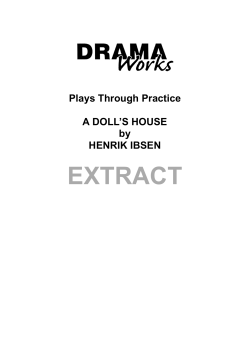 A Doll`s House by Henrik Ibsen