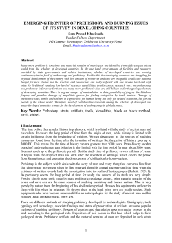 Emerging frontier and burning issues of pre