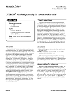 LIVE/DEAD Viability/Cytotoxicity Kit