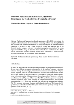 Dielectric Relaxation of HCl and NaCl Solutions Investigated by