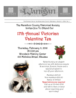 17th Annual Victorian Valentine Tea