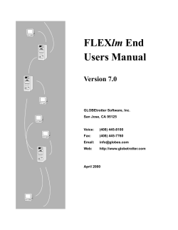 Archived: FLEXlm End Users Manual
