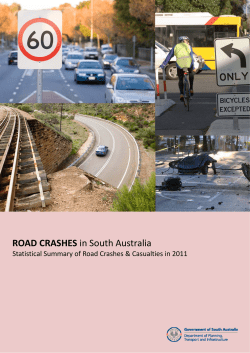 ROAD CRASHES in South Australia