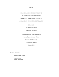 Dialogic and material influence on the formation of