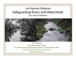 f d d h d Safeguarding Rivers and Watersheds