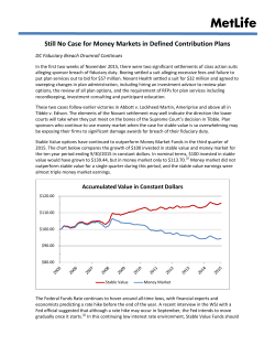 Still No Case for Money Markets in Defined Contribution