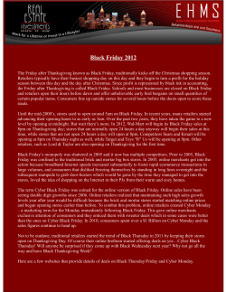 Black Friday 2012