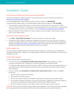 Cornerstone 8.5 NEXT Installation Guide