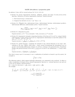 Midterm 1 preparation guide