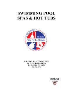 Swimming Pool and Spa