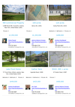 9W Commercial Property 100 acres 260 + acres